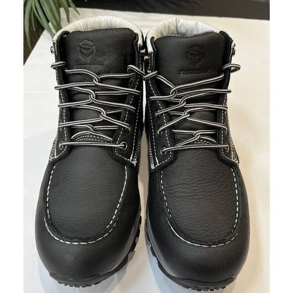 Men’s Sureway Lightweight Black Mock Wedge Black 10 F2413-18 Worn Once - Picture 2 of 9